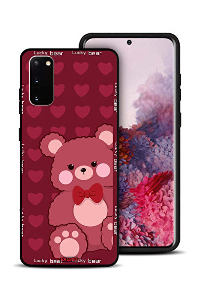 Tolwak غطاء حماية لهاتف سامسونج جالكسي S20 بتصميم الدب المحظوظ