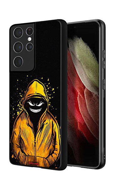 Tolwak غطاء حماية لهاتف سامسونج جالاكسي S21 ألترا 5G برسومات مارشميلو بوي