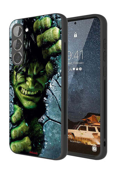 Tolwak غطاء حماية لهاتف سامسونج جالاكسي S23 5G بتصميم هالك المذهل