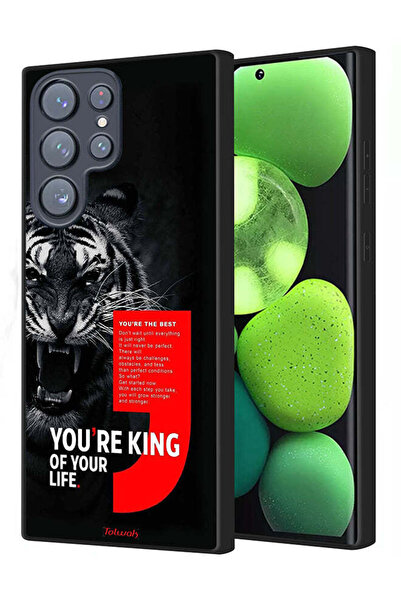 Tolwak غطاء حماية لهاتف سامسونج جالكسي S22 ألترا 5G أنت ملك حياتك