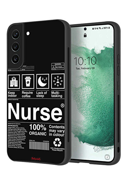 Tolwak غطاء حماية لهاتف سامسونج جالاكسي S21 FE 5G، ملصق ممرضة