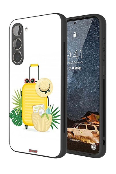 Tolwak غطاء حماية لهاتف Samsung Galaxy S23 Plus 5G برسومات فنية رقمية صيفية