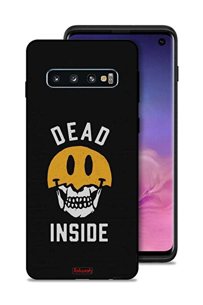 Tolwak غطاء حماية لهاتف Samsung Galaxy S10 - Dead Inside
