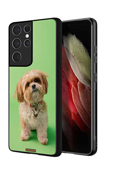 Tolwak غطاء حماية لهاتف سامسونج جالاكسي S21 ألترا 5G بتصميم جرو لطيف