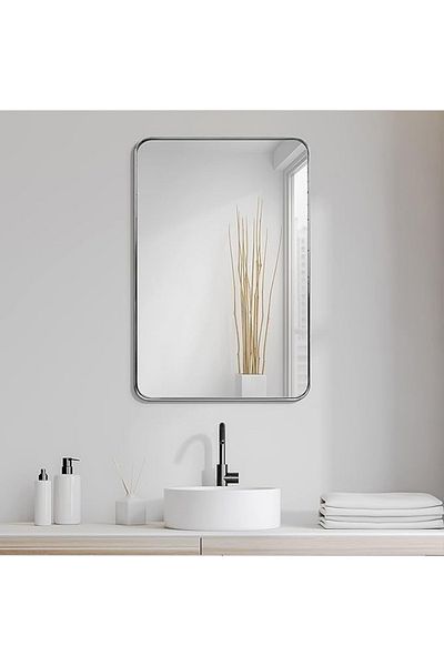 DEC4 Shatterproof rectangular mirror, 100 x 60 cm. Multiple frame colors.