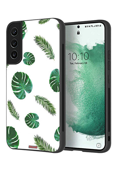 Tolwak غطاء حماية لهاتف سامسونج جالاكسي S22 بلس 5G بنقشة ريش فنية