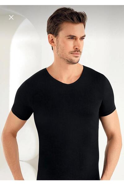 Şahinler *****Hawks, 6 Pack Men's Colorful Lycra Short Sleeve V Neck Undershirt