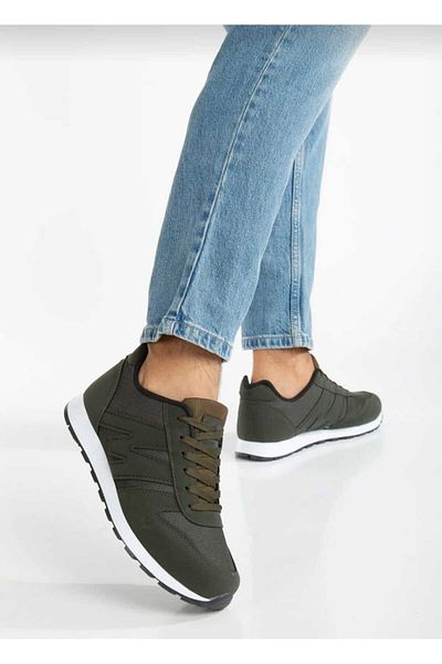 WEBORN Men's Lace-Up Daily Comfortable Casual Lightweight Soft Sole Mesh Sneaker Sports Shoes
