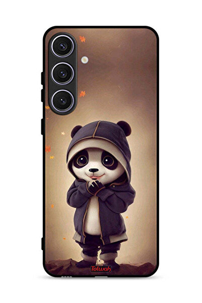Tolwak غطاء حماية لهاتف سامسونج جالاكسي S25 بلس بتصميم الباندا الصغيرة اللطيفة