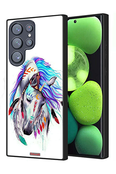 Tolwak Samsung Galaxy S22 Ultra 5G Protective Case Cover Horse