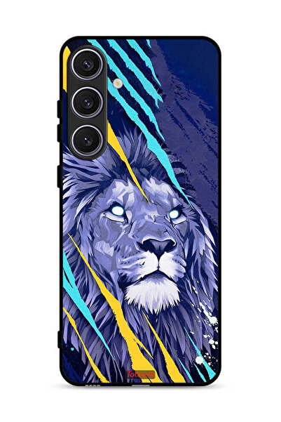 Tolwak غطاء حماية لهاتف سامسونج جالاكسي S24 5G الأسد الملك