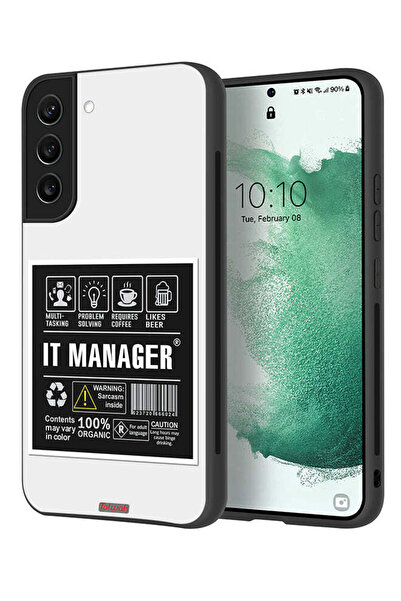 Tolwak غطاء حماية لهاتف سامسونج جالاكسي S21 بلس 5G، ملصق مدير تكنولوجيا المعل...