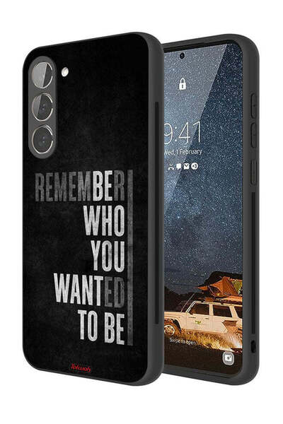 Tolwak غطاء حماية لهاتف سامسونج جالكسي S23 بلس 5G تذكر من أردت أن تكون