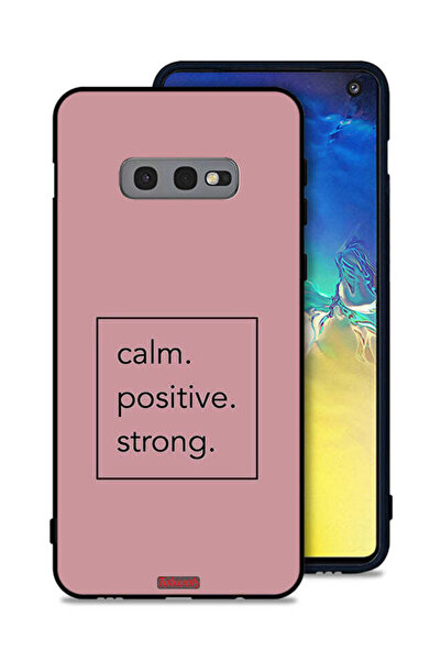 Tolwak غطاء حماية لهاتف سامسونج جالكسي S10e - هادئ، إيجابي، قوي