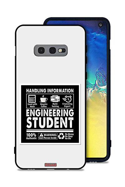 Tolwak غطاء حماية لهاتف Samsung Galaxy S10e، ملصق طالب هندسة