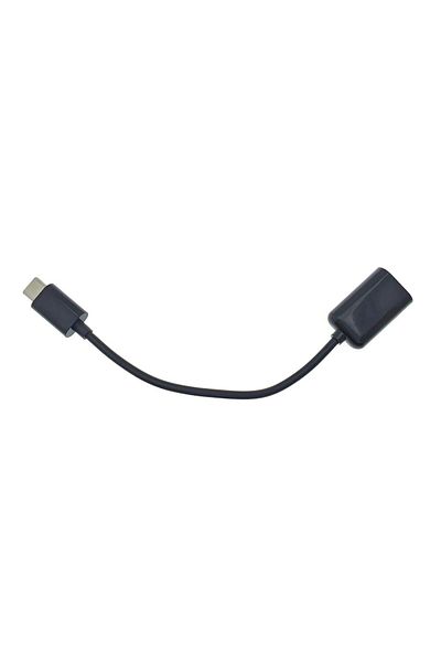 OEM Cablu adaptor OTG USB 2.0 mamă la USB tip C mascul, lungime 11 cm, negru