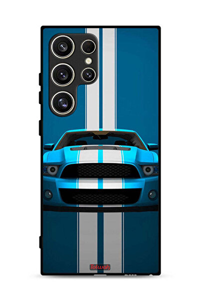 Tolwak غطاء حماية لهاتف Samsung Galaxy S24 Ultra 5G بتصميم سيارة فنية تجريدية