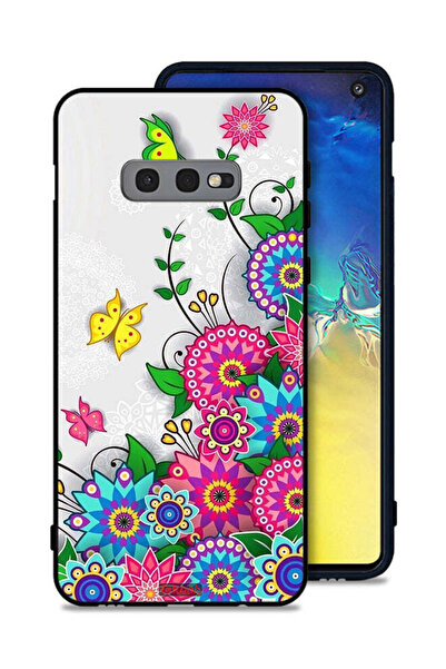 Tolwak غطاء حماية لهاتف سامسونج جالكسي S10e بنقشة زهور ماندالا