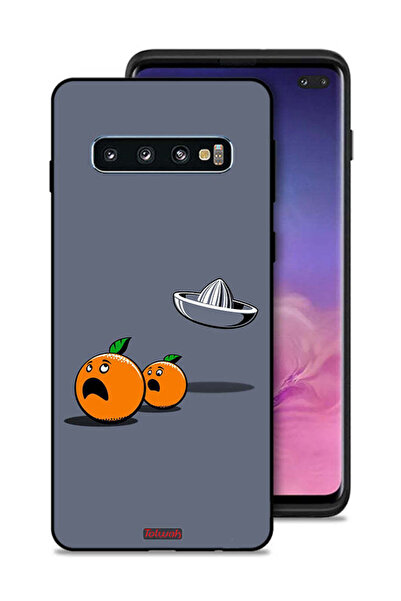 Tolwak غطاء حماية لهاتف Samsung Galaxy S10 Plus بتصميم فني رقمي بسيط وفكاهي