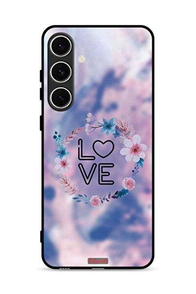 Tolwak غطاء حماية لهاتف سامسونج جالاكسي A36 5G برسومات زهور الحب وخاتم فني