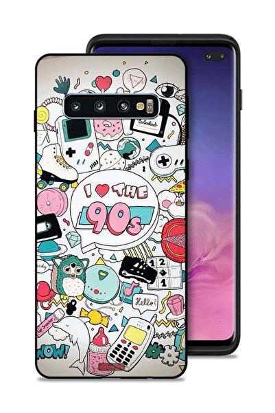 Tolwak غطاء حماية لهاتف سامسونج جالكسي S10 بلس - أحب التسعينيات