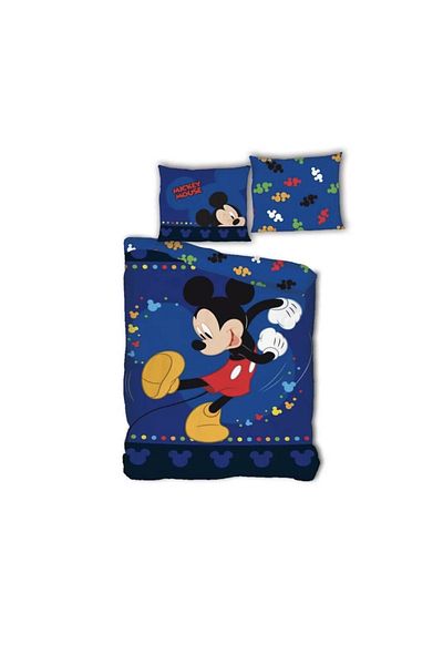 Disney Mickey Mouse Microfiber Duvet Set with Matching Backpack – 90 cm