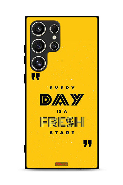 Tolwak غطاء حماية لهاتف Samsung Galaxy S24 Ultra 5G كل يوم هو بداية جديدة