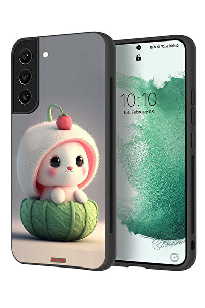 Tolwak غطاء حماية لهاتف سامسونج جالاكسي S22 بلس 5G - أرنب صغير لطيف