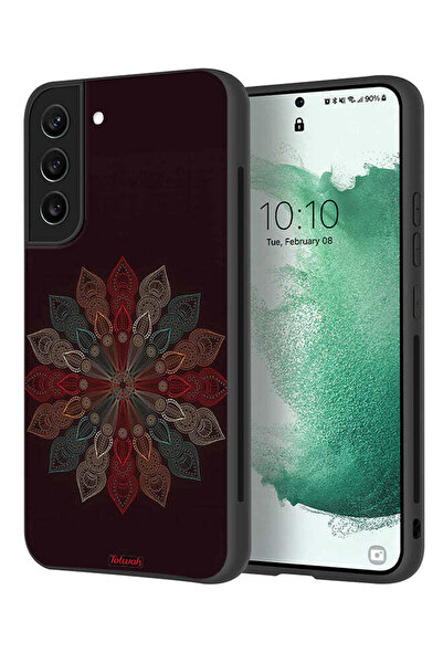 Tolwak غطاء حماية لهاتف سامسونج جالاكسي S21 بلس 5G بنقشة زهرة ماندالا