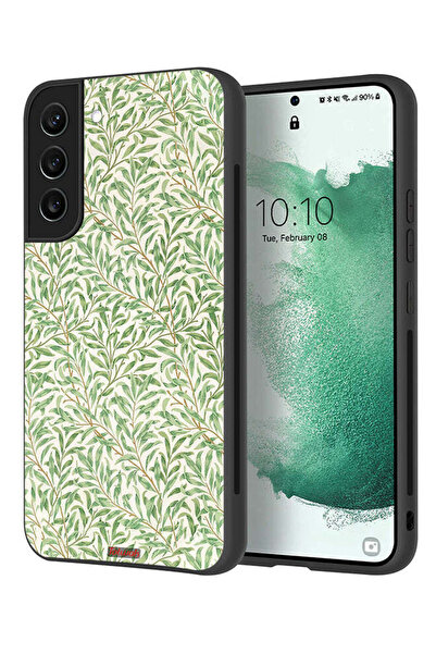 Tolwak غطاء حماية لهاتف سامسونج جالاكسي S22 بلس 5G بنقشة غصن الصفصاف الشهيرة