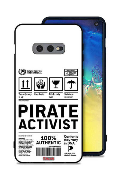 Tolwak Samsung Galaxy S10e Protective Case Cover Private Activist Sticker