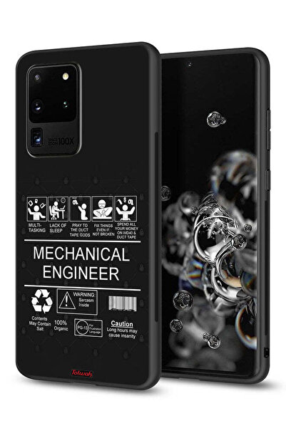 Tolwak غطاء حماية لهاتف سامسونج جالاكسي S20 ألترا، ملصق مهندس ميكانيكي