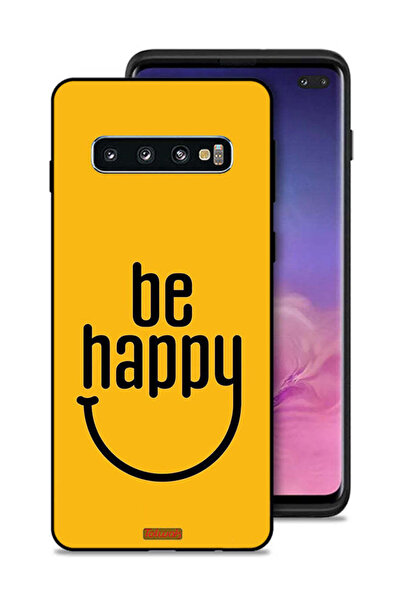 Tolwak غطاء حماية لهاتف سامسونج جالكسي S10 بلس - كن سعيدًا