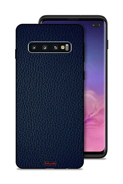Tolwak غطاء حماية جلدي بنمط لهاتف سامسونج جالاكسي S10 بلس