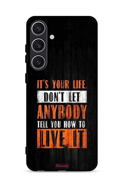 Tolwak غطاء حماية لهاتف Samsung Galaxy S25 Plus Its Your Life