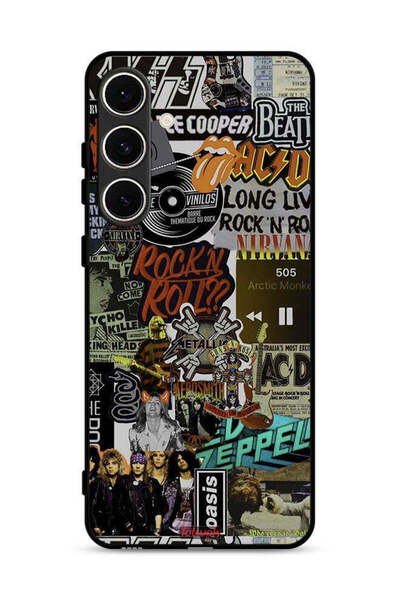 Tolwak غطاء حماية لهاتف Samsung Galaxy A56 5G، تحيا موسيقى الروك أند رول
