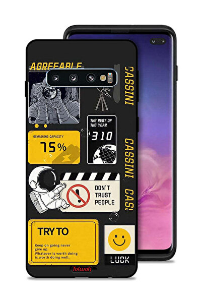 Tolwak غطاء حماية لهاتف سامسونج جالاكسي S10 بلس بتصميم رائد فضاء