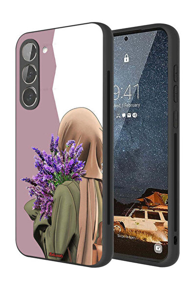 Tolwak غطاء حماية لهاتف سامسونج جالاكسي S23 بلس 5G يحمل زهرة