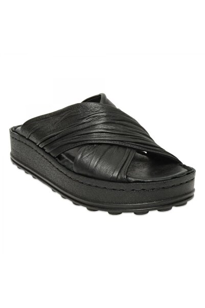 Mammamia D25Yt-1430 Чорні жіночі тапочки на щодень