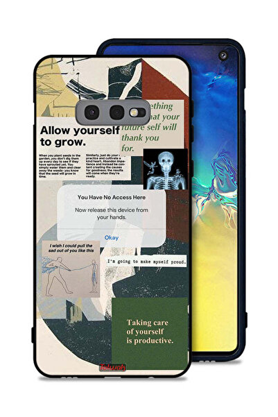 Tolwak غطاء حماية لهاتف Samsung Galaxy S10e اسمح لنفسك بالنمو
