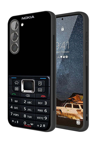 Tolwak غطاء حماية لهاتف Samsung Galaxy S23 5G بنمط هاتف قديم