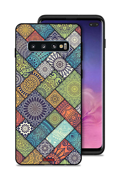 Tolwak غطاء حماية لهاتف سامسونج جالاكسي S10 بلس بنمط ماندالا