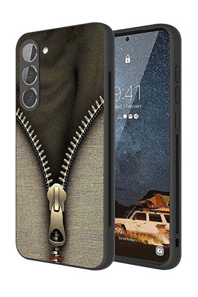 Tolwak غطاء حماية بنمط سحاب لهاتف Samsung Galaxy S23 Plus 5G