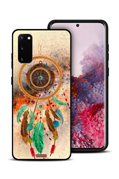 Tolwak غطاء حماية لهاتف سامسونج جالكسي S20 بنقشة ماندالا وريش معلق