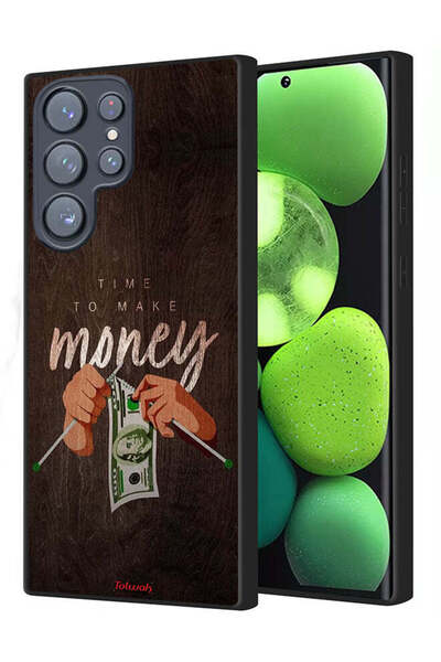 Tolwak غطاء حماية لهاتف Samsung Galaxy S23 Ultra 5G حان وقت جني الأموال