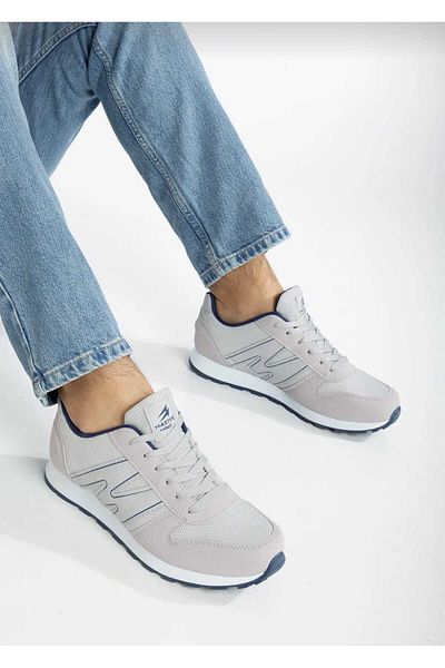 WEBORN Men's Lace-Up Daily Comfortable Casual Lightweight Soft Sole Mesh Sneaker Sports Shoes