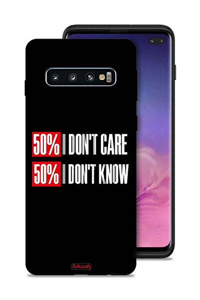 Tolwak غطاء حماية لهاتف سامسونج جالكسي S10 بلس - لا يهمني