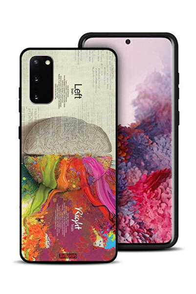 Tolwak غطاء حماية لهاتف Samsung Galaxy S20 بتصميم تجريدي لعلم الدماغ