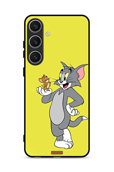 Tolwak غطاء حماية لهاتف سامسونج جالكسي S25 بلس بتصميم توم وجيري