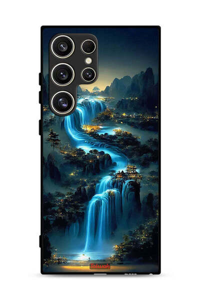 Tolwak غطاء حماية لهاتف سامسونج جالاكسي S24 ألترا 5G بتصميم شلال